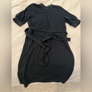 Who What Wear Black Short Sleeve Dress